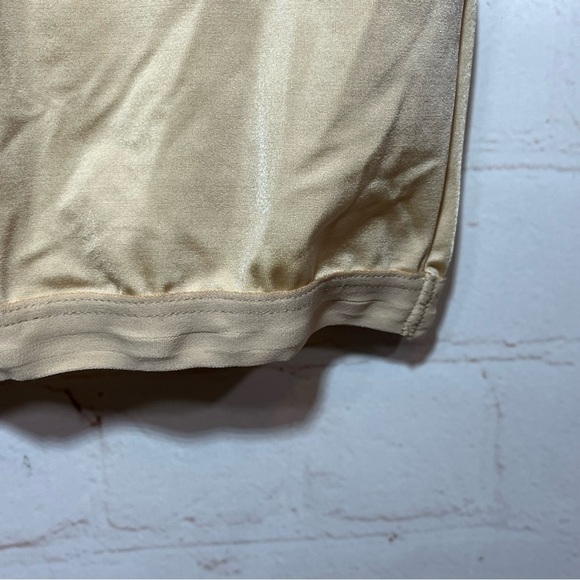 Maidenform Shapewear Dress Built-in Bra Bodysuit Lined Tan Size XL - Picture 8 of 11